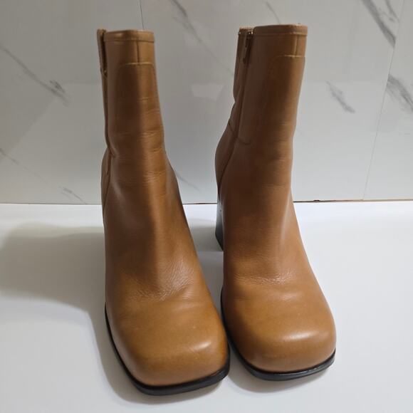 Free People Naomi Ankle Boots Camel Brown Size 11 - Picture 3 of 12